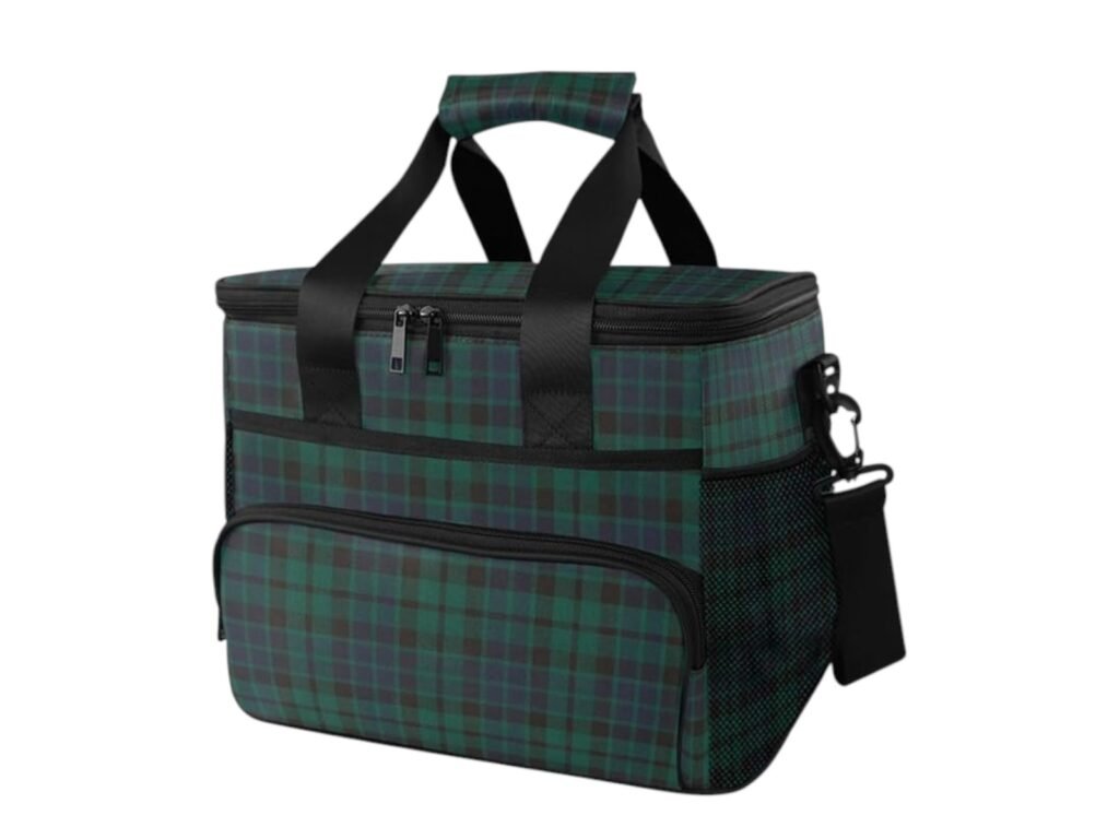 Portable Insulated Lunch Cooler Bag with Shoulder Strap