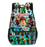 Roblox Kids Backpack Blue with Characters