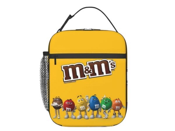M&M Chocolate Beans Insulated Lunch Bag Thermal Cooler Lunch Box bag kids
