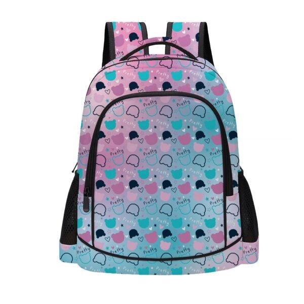 Pink And Sky Blue Gradient Backpack