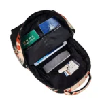 Children's Backpack Fox Design Orange Black - Image 2