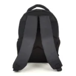 Black Backpack with Blue Water Horse Design - Image 2